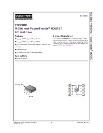 浏览型号FDS8880的Datasheet PDF文件第1页