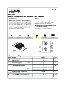 浏览型号FDS8934A的Datasheet PDF文件第1页