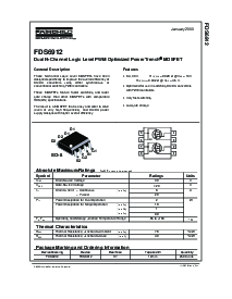 浏览型号FDS6912的Datasheet PDF文件第1页
