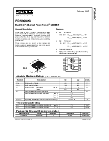 浏览型号FDS8962C的Datasheet PDF文件第1页