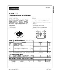 浏览型号FDS4480的Datasheet PDF文件第1页