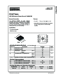 浏览型号FDS7764A的Datasheet PDF文件第1页