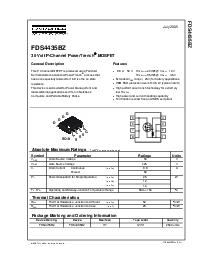浏览型号FDS4435BZ的Datasheet PDF文件第1页