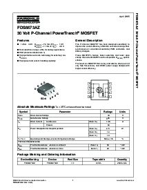 浏览型号FDS6673AZ的Datasheet PDF文件第1页