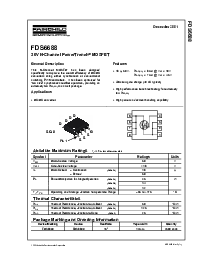 浏览型号FDS6688的Datasheet PDF文件第1页