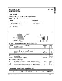 浏览型号FDT461N的Datasheet PDF文件第1页