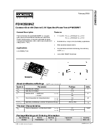 浏览型号FDW2509NZ的Datasheet PDF文件第1页