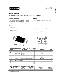 浏览型号FDW2504P的Datasheet PDF文件第1页