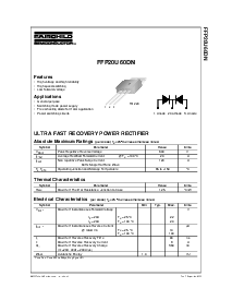 浏览型号FFP20U60DN的Datasheet PDF文件第1页