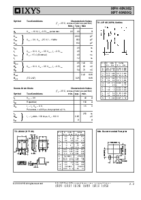 浏览型号IXFH40N30Q的Datasheet PDF文件第2页