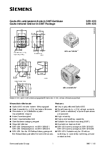 浏览型号SFH425的Datasheet PDF文件第1页