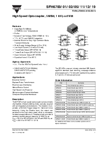 浏览型号SFH6711的Datasheet PDF文件第1页