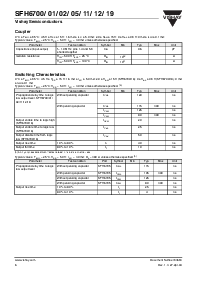 浏览型号SFH6711的Datasheet PDF文件第6页