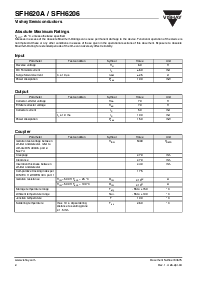 浏览型号SFH620A-3的Datasheet PDF文件第2页