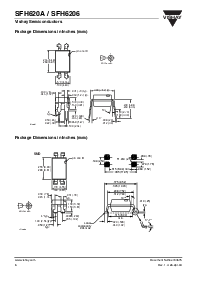 浏览型号SFH620A-3的Datasheet PDF文件第6页