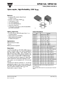 浏览型号SFH615A-4X006的Datasheet PDF文件第1页