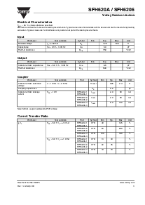 浏览型号SFH6206-3的Datasheet PDF文件第3页