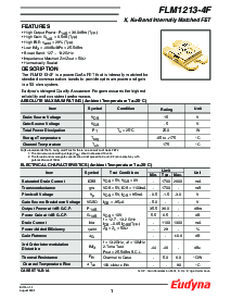 浏览型号FLM1213-4F的Datasheet PDF文件第1页