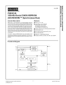 浏览型号FM93C46的Datasheet PDF文件第1页