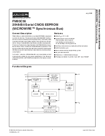 浏览型号FM93C56的Datasheet PDF文件第1页