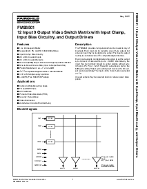 浏览型号FMS6501的Datasheet PDF文件第1页