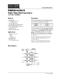 浏览型号FMS3810KRC的Datasheet PDF文件第1页