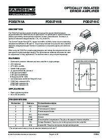 浏览型号FOD2741BSDV的Datasheet PDF文件第1页
