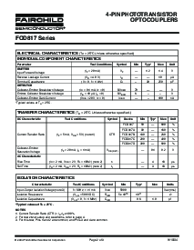 浏览型号FOD817A的Datasheet PDF文件第2页
