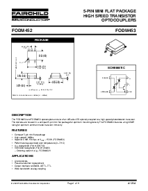 浏览型号FODM453的Datasheet PDF文件第1页