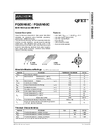 浏览型号FQD5N50C的Datasheet PDF文件第1页