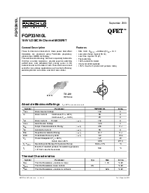 浏览型号FQP33N10L的Datasheet PDF文件第1页