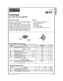 浏览型号FQP13N06L的Datasheet PDF文件第1页