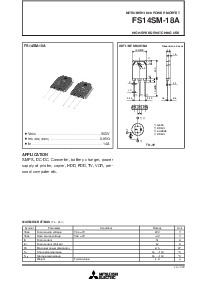 浏览型号FS14SM-18A的Datasheet PDF文件第1页