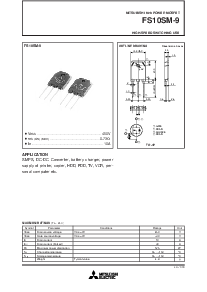 浏览型号FS10SM-9的Datasheet PDF文件第1页