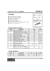 浏览型号IRFS9630的Datasheet PDF文件第1页