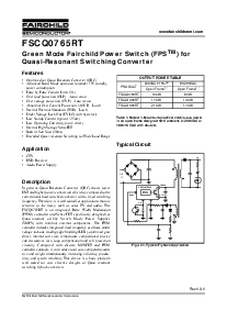 浏览型号FSCQ1265RT的Datasheet PDF文件第1页