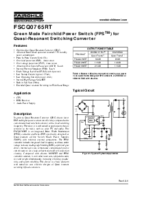 浏览型号FSCQ0965RTYDTU的Datasheet PDF文件第1页