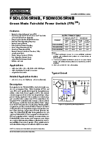 浏览型号FSDM0365RNB的Datasheet PDF文件第1页