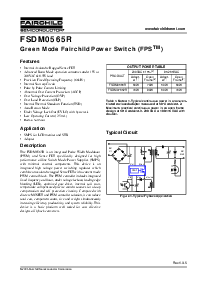 浏览型号FSDM0565R的Datasheet PDF文件第1页
