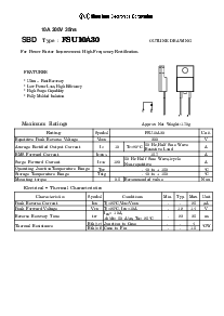 浏览型号FSU10A30的Datasheet PDF文件第1页