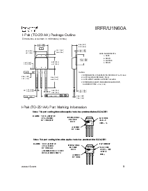 浏览型号IRFU1N60A的Datasheet PDF文件第9页