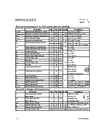 浏览型号IRFU2307Z的Datasheet PDF文件第2页