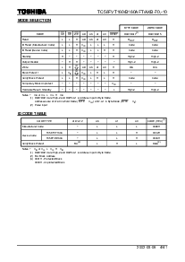 浏览型号TC58FVB160AXB的Datasheet PDF文件第4页