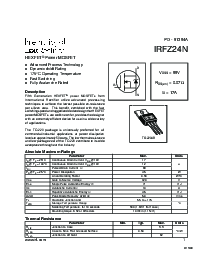 浏览型号IRFZ24N的Datasheet PDF文件第1页