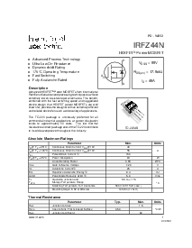 浏览型号IRFZ44N的Datasheet PDF文件第1页