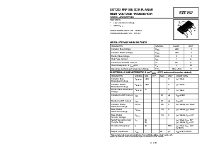 浏览型号FZT757的Datasheet PDF文件第1页