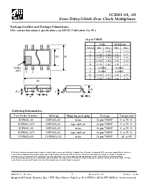 浏览型号ICS581G-01T的Datasheet PDF文件第6页