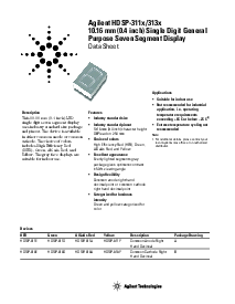 浏览型号HDSP-311Y-HG100的Datasheet PDF文件第1页