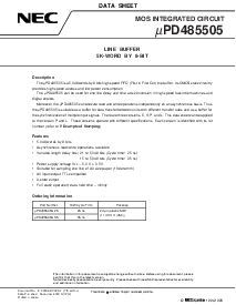 浏览型号UPD485505G-25的Datasheet PDF文件第1页