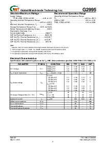 浏览型号G2995的Datasheet PDF文件第2页